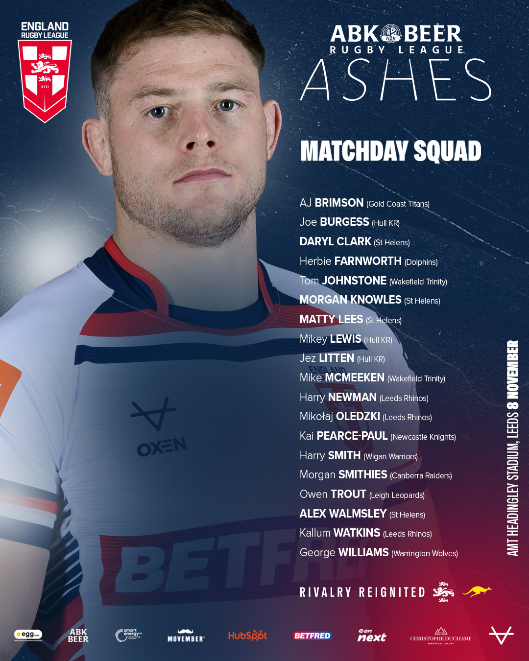 St.Helens RLFC - 🏴󠁧󠁢󠁥󠁮󠁧󠁿 Four of our Saints are named in... | Facebook