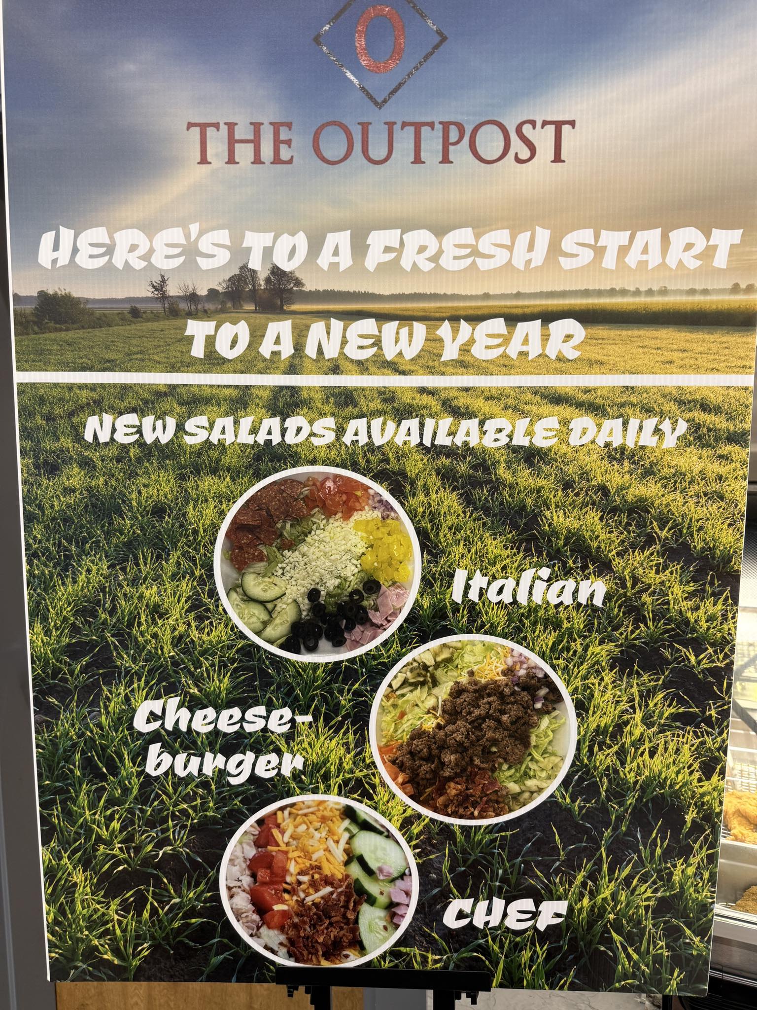 New salad 🥗 drop! - The Outpost Casual Dine In / Take Out | Facebook
