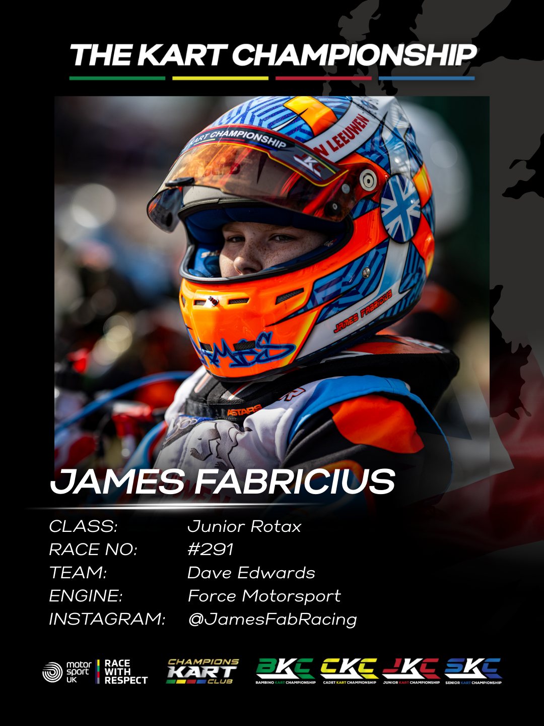 The Kart - 🏁 2026 Driver Announcement 🏁 James Fabricius Racing has ...