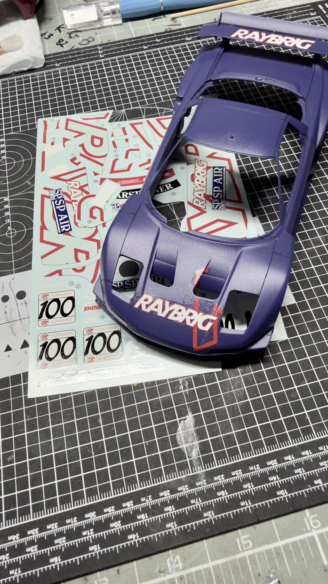 Modified Tamiya NSX 2000 with Studio27 decals