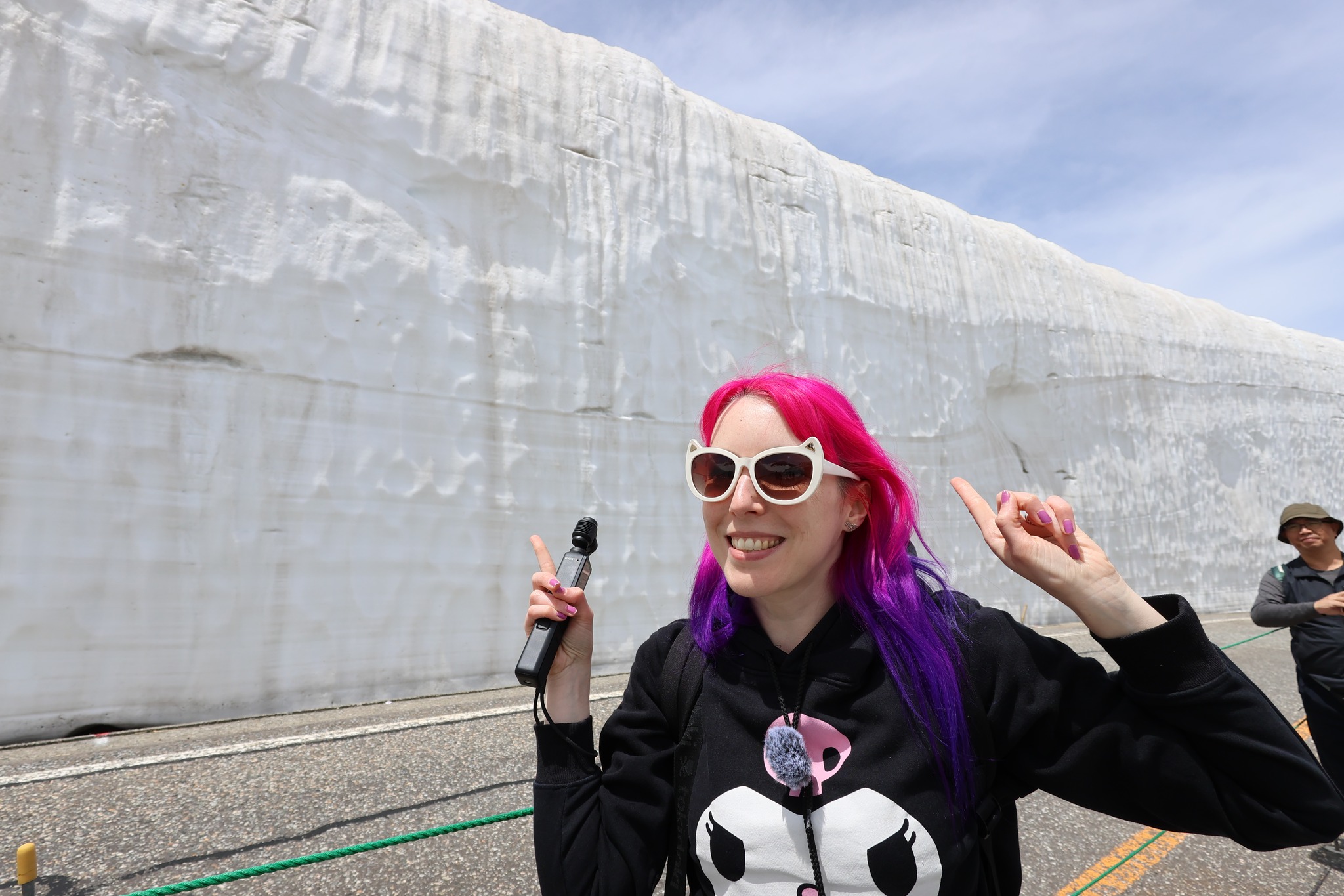 Can you believe these pics are from JUNE?! ❄️ It's still snowy