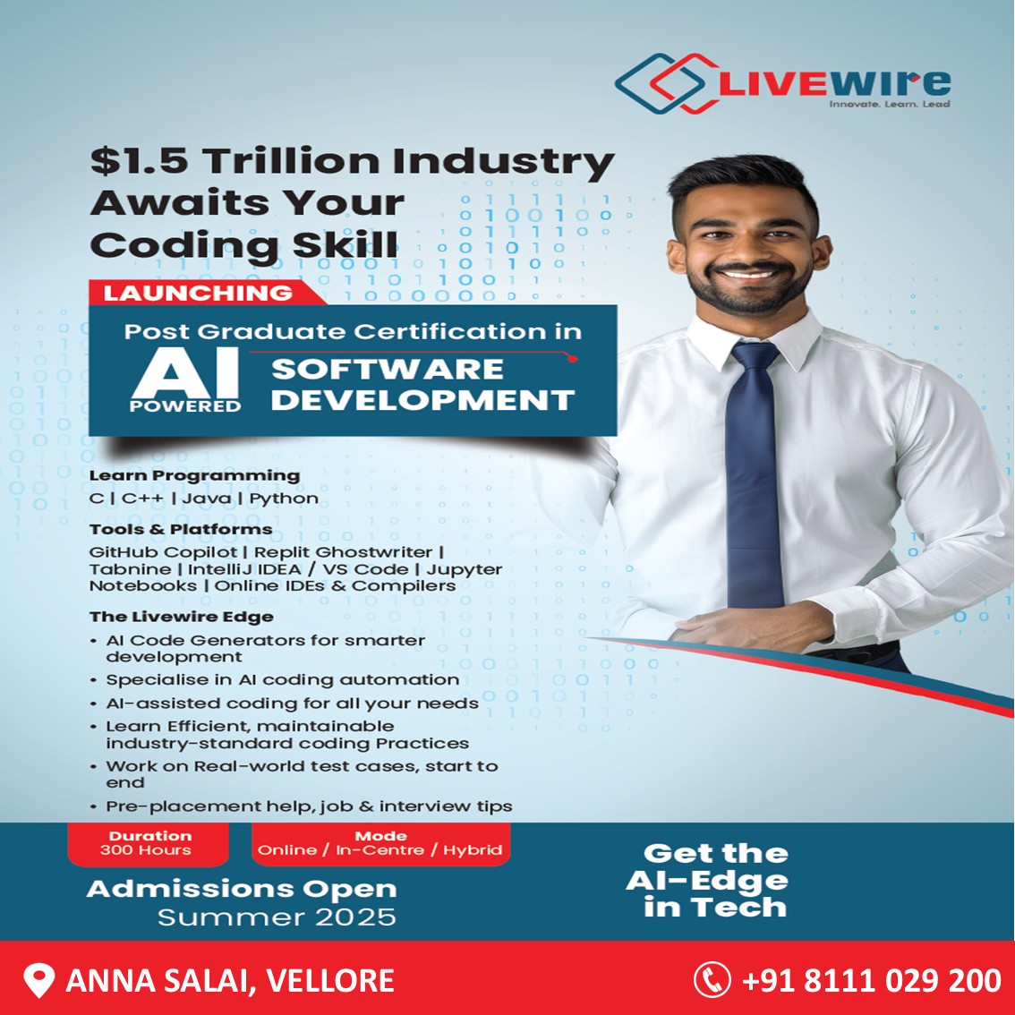 🎯 Ready for a Career in Tech? Let AI... - Livewire - Vellore | Facebook
