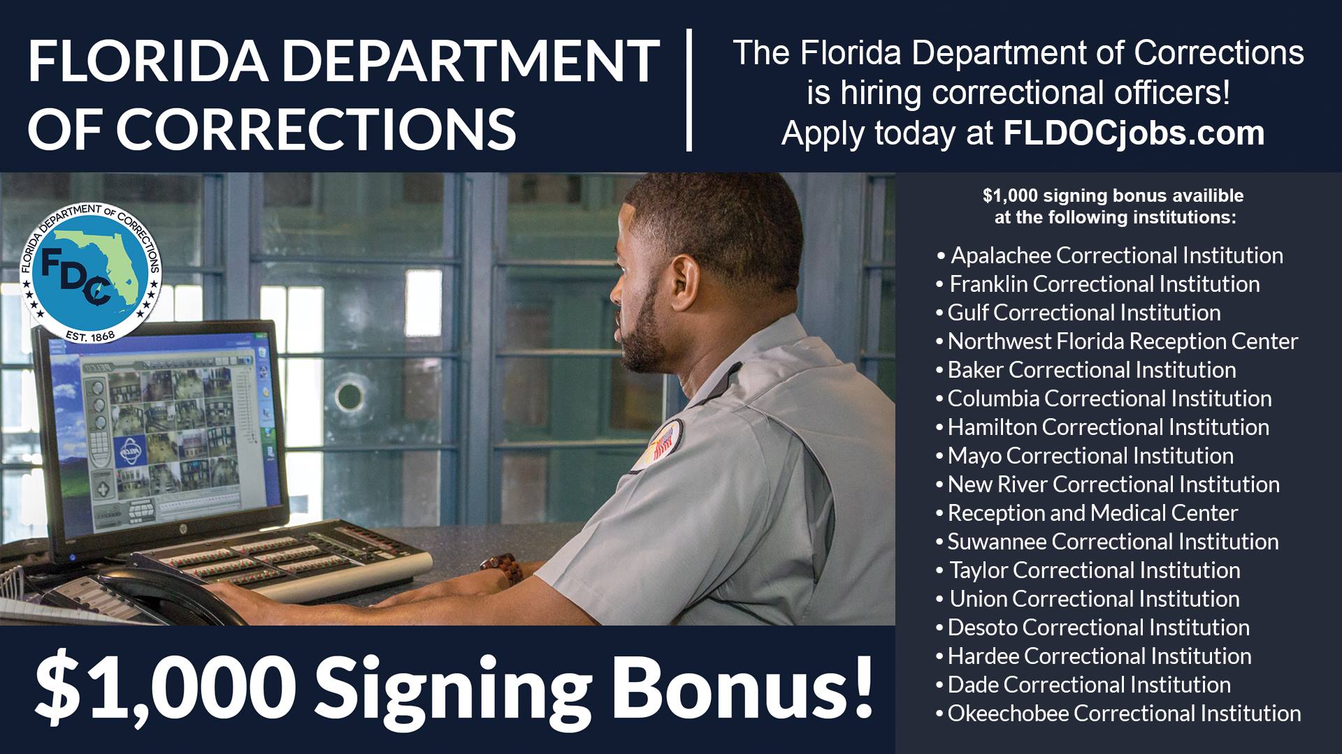 The Florida Department... - Florida Department of Corrections | Facebook