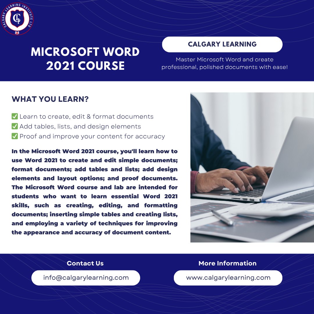 📝 Master Microsoft Word 2021!... - Calgary Learning Institute | Facebook
