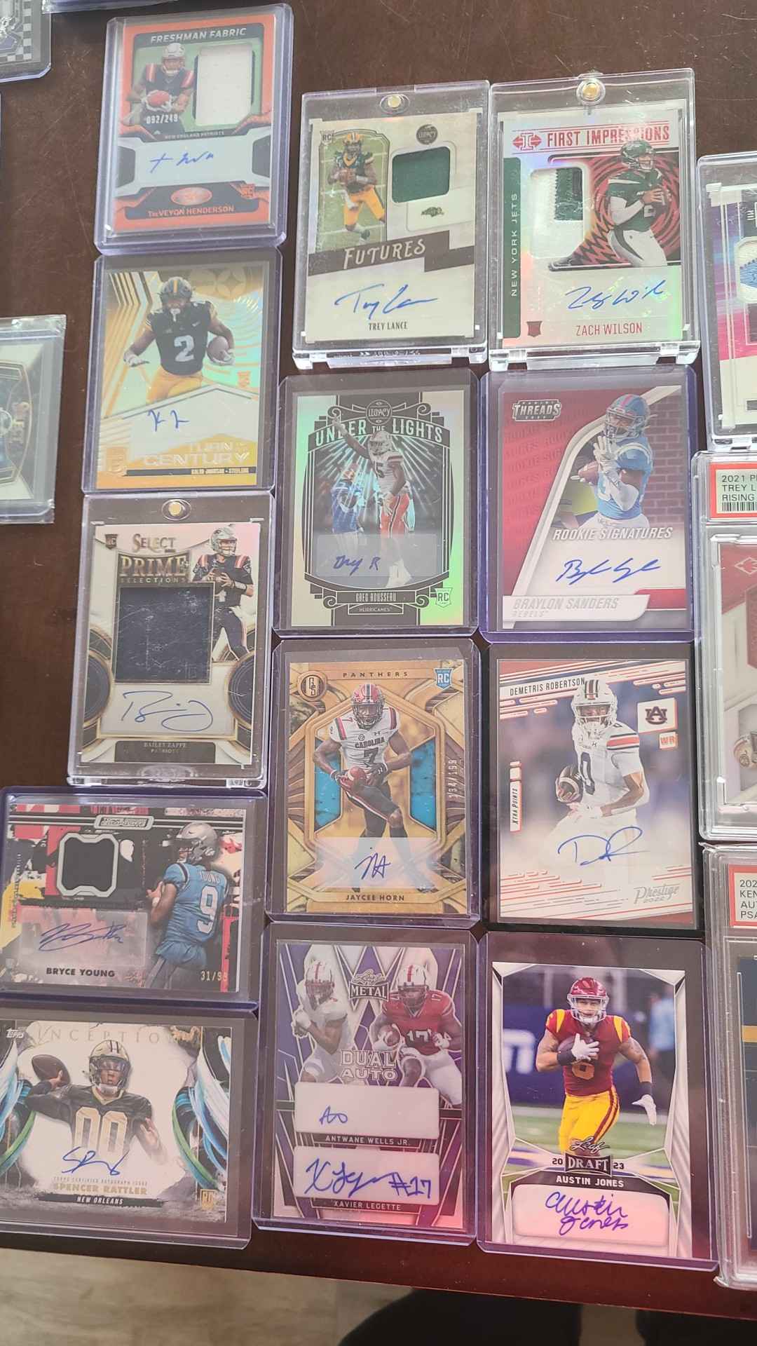 Entire Collection of cards. 27 Au,RPAs, 23 graded. Almost whole ...