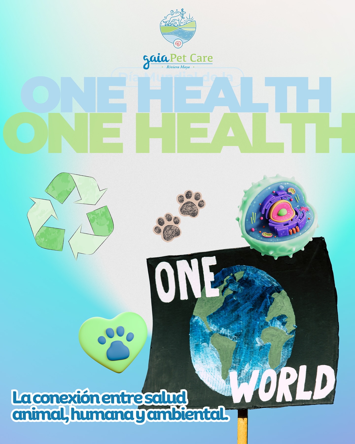 GAIA PET CARE - 🌍💚 ONE HEALTH: una sola salud. La salud de... | Facebook