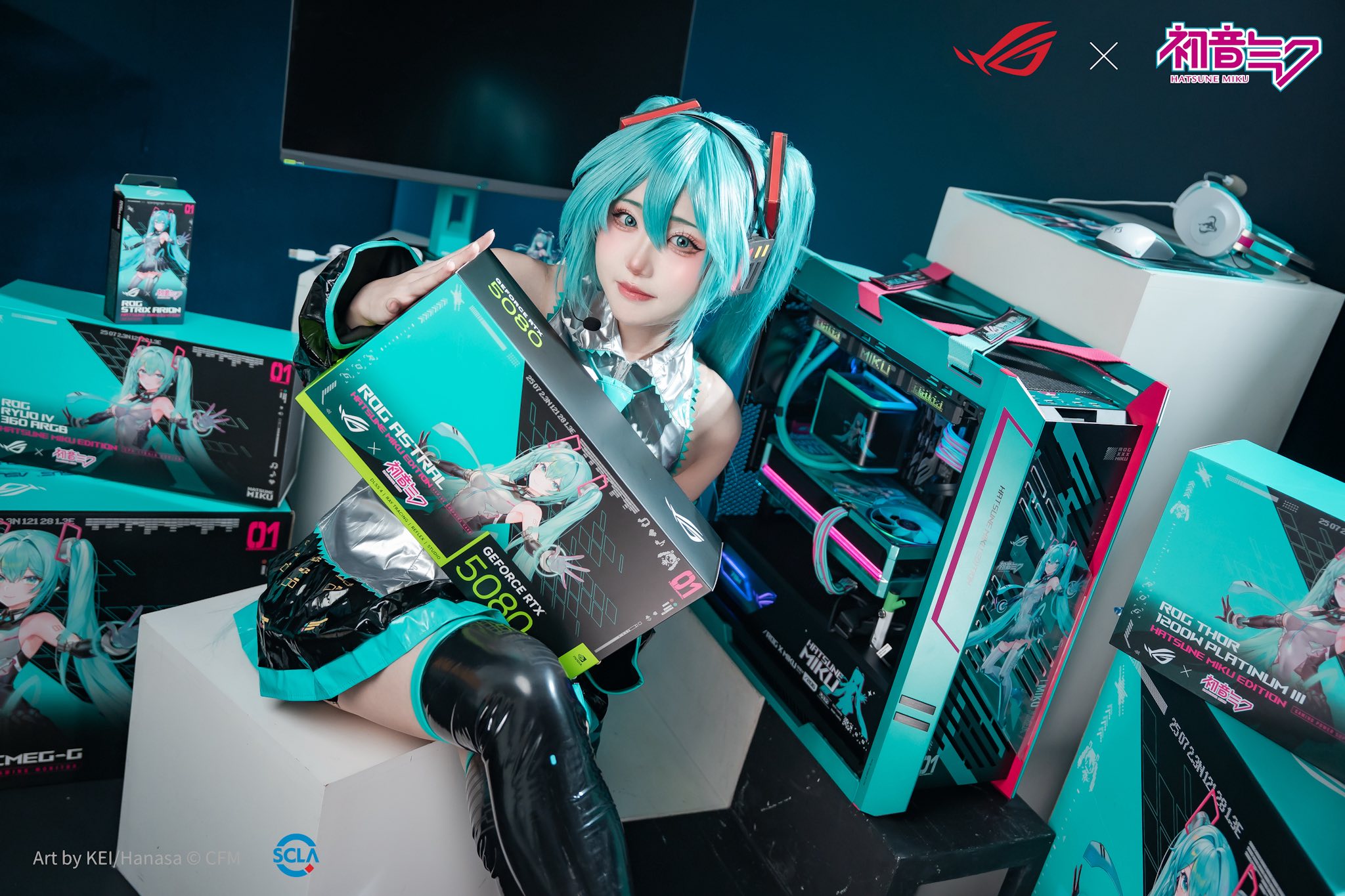 Anong - 💚 Miku’s power, activated! 💻 พร้อมเข้าสู่โหมดความน่ารักกับ ROG ...