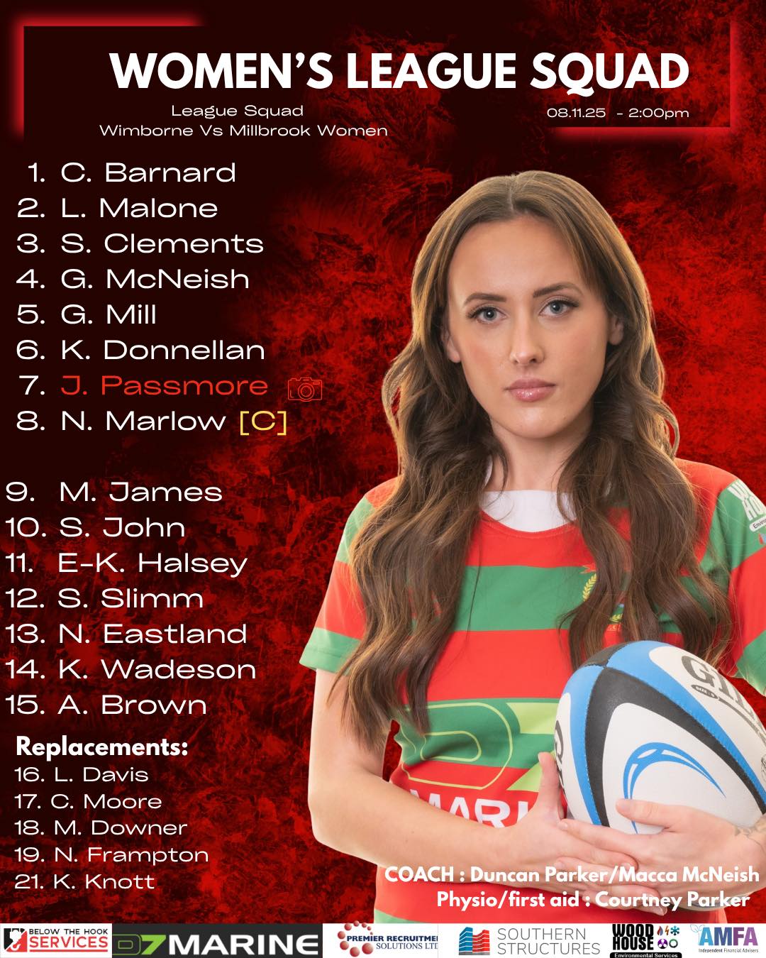 🏉 TEAM ANNOUNCEMENT | MILLBROOK RFC... - Millbrook Rugby Club | Facebook