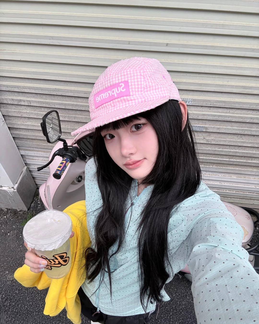꒰ pre oder ꒱Supreme💕 Monogram Gingham Camp Cap Pink - 26SS Rare