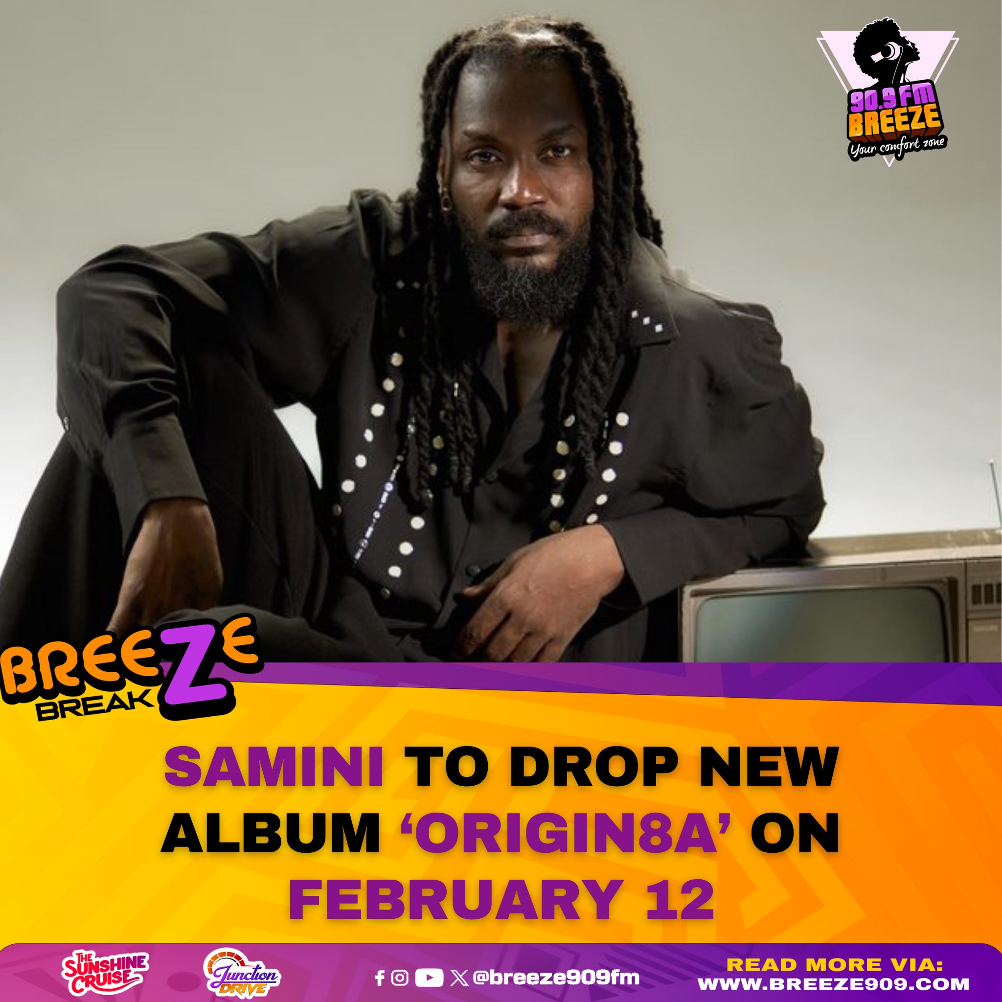 Breeze 90.9 FM - Ghanaian music legend SAMINI has... | Facebook