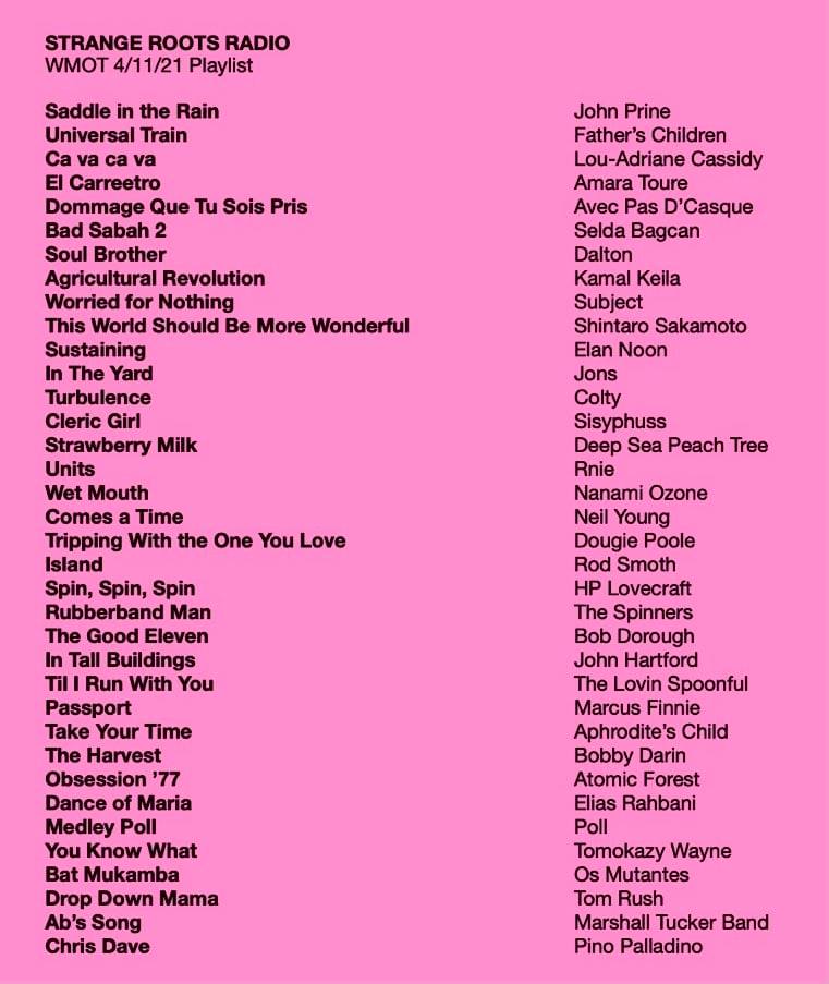 SRR WMOT Roots Radio 89.5 FM... - Strange Roots Radio | Facebook