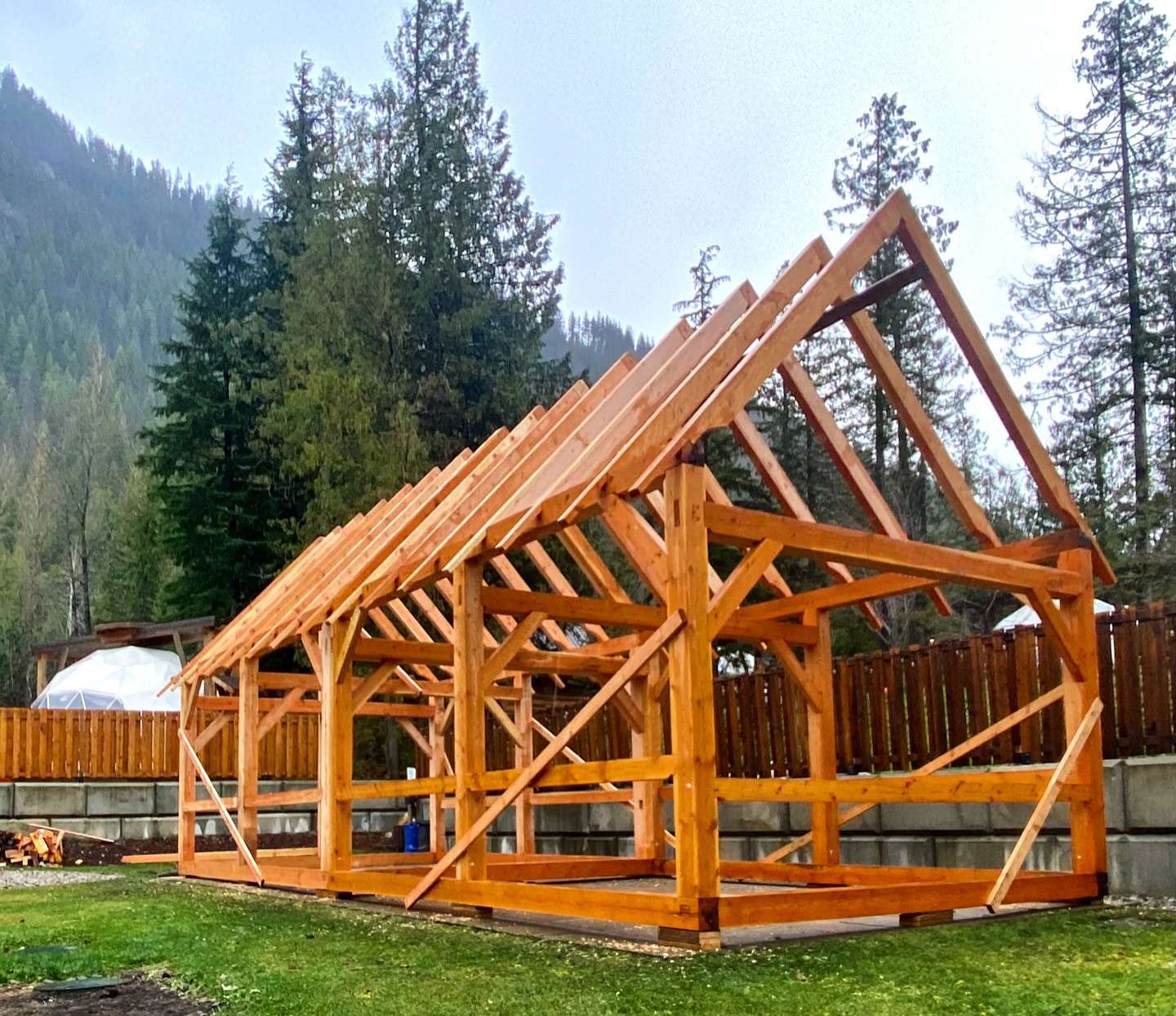 British Columbia School of Log Building - A few points about the Saddle ...