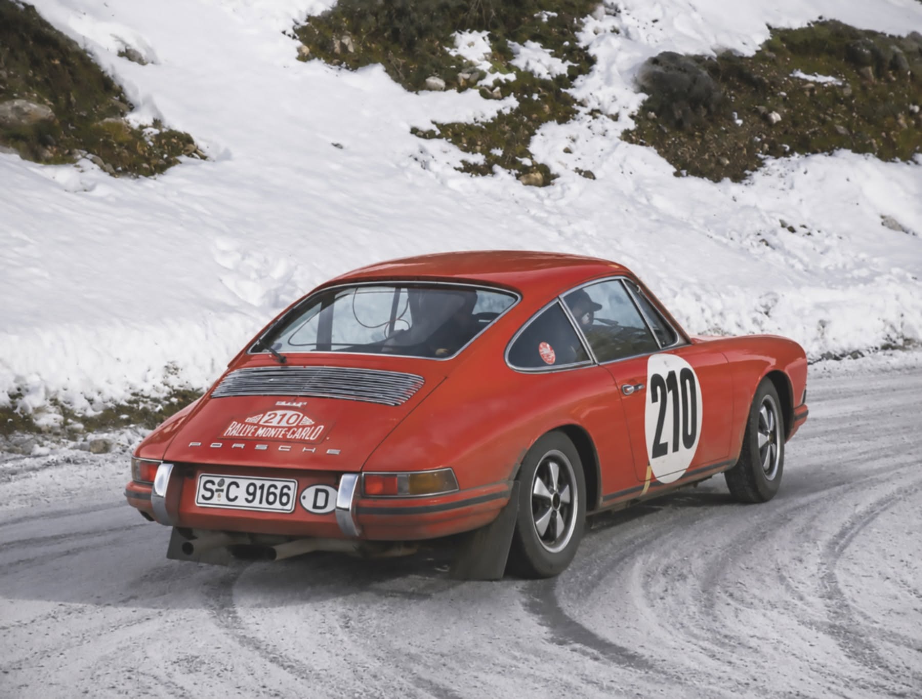 Porsche 911T at 1968 Rallye Monte Carlo