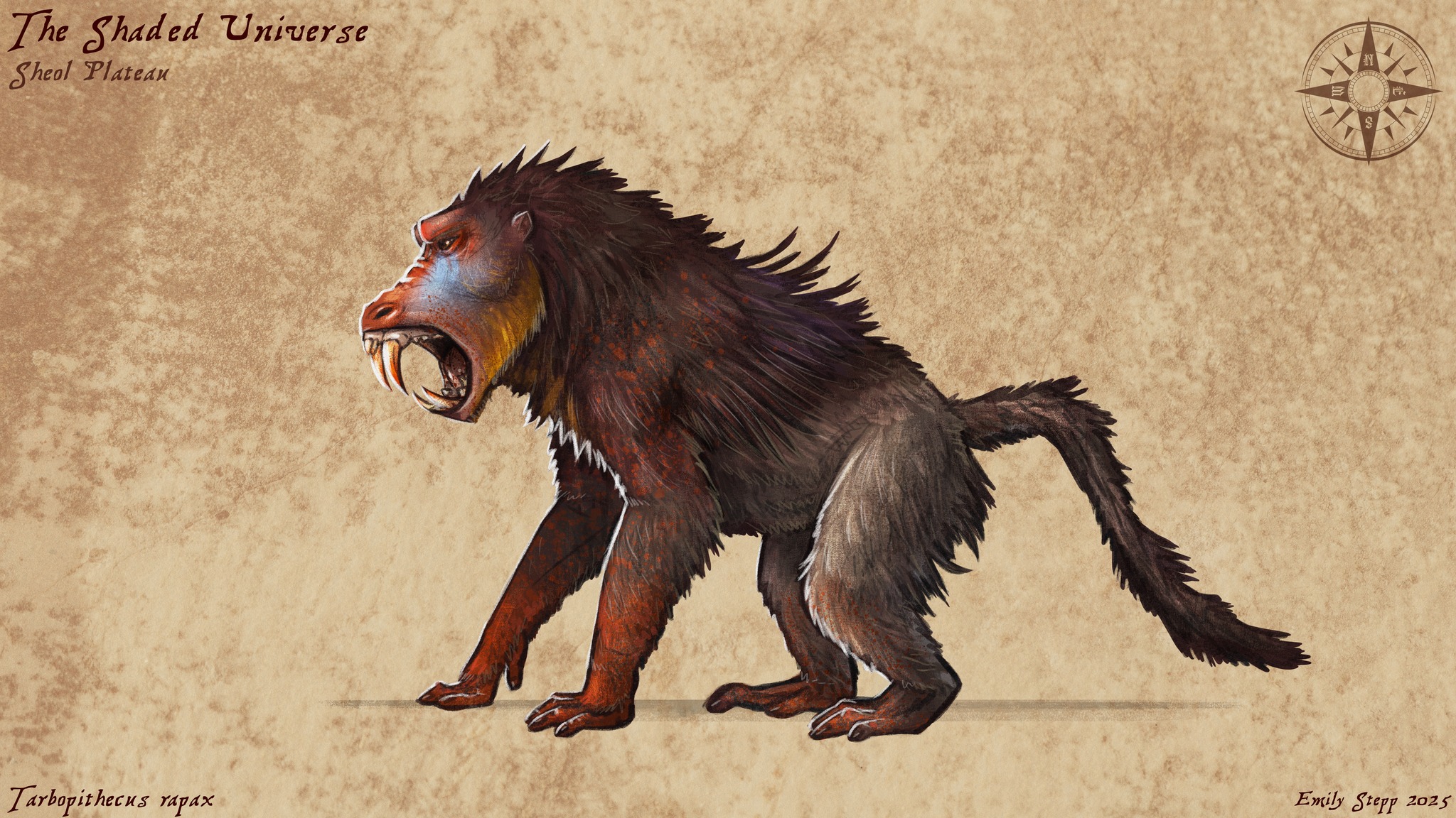 Emily - Speculatively evolved Dinopithecus descendant for Billy Reed's ...