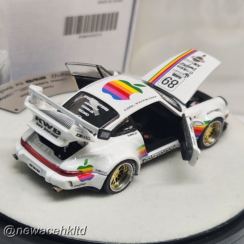 PGM 1/64 PGM-640010B RWB 964 89# White Apple Die-cast (openable