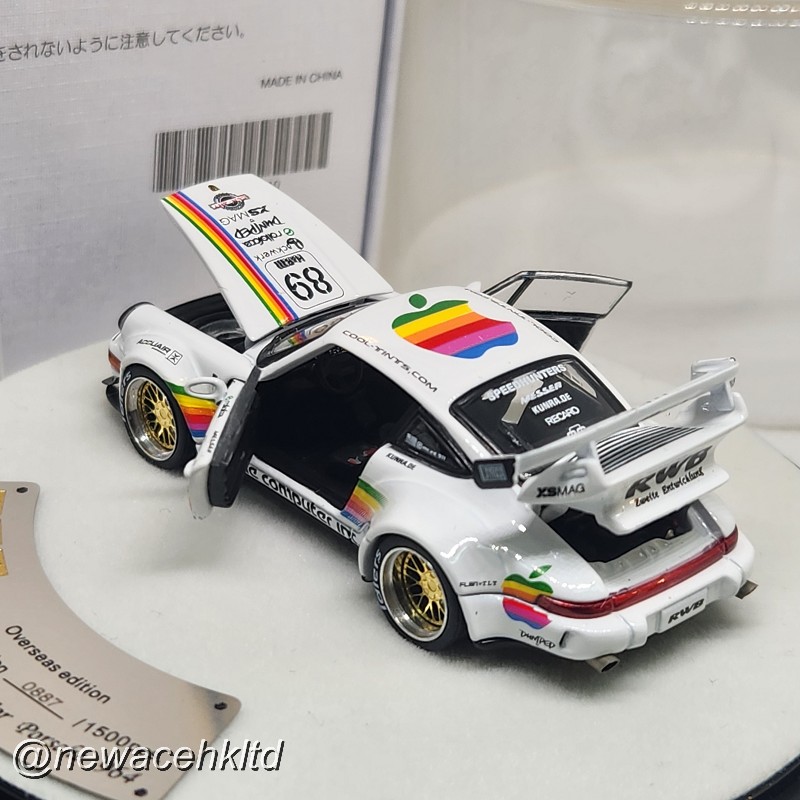 PGM 1/64 PGM-640010B RWB 964 89# White Apple Die-cast (openable