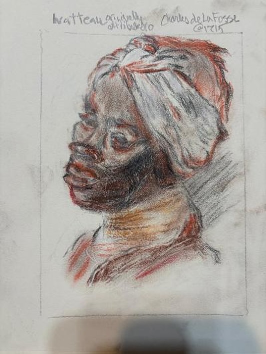 CANDI - Day 24 #mastersketch25 . This is “Head of A Black Man ...