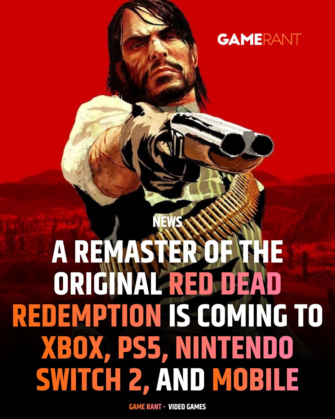 Game Rant - On December 2, the epic Western adventures Red... | Facebook