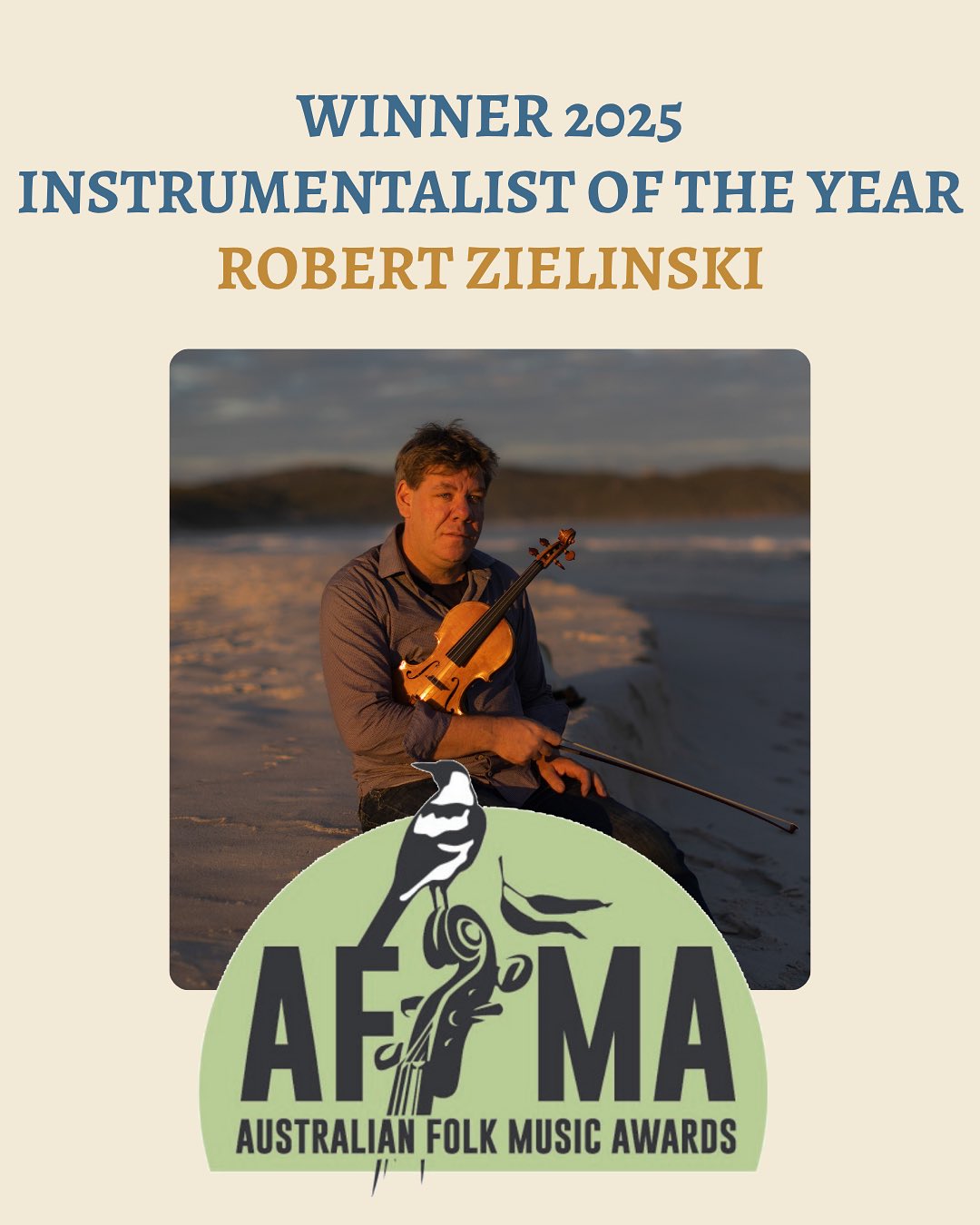 Congratulations to Robert Zielinski... - Cygnet Folk Festival | Facebook