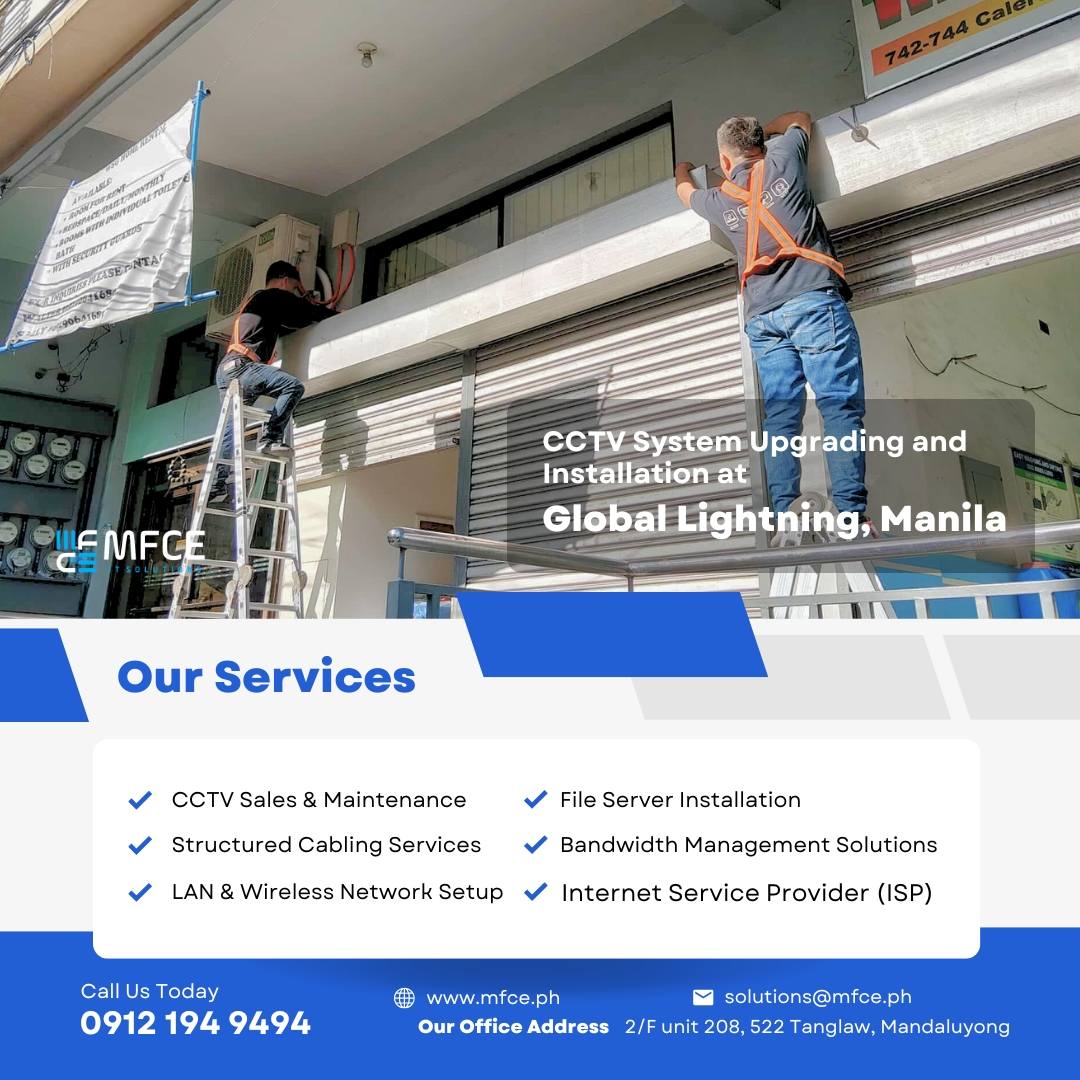 MFCE CCTV Repair, Sales and Installation | Mandaluyong