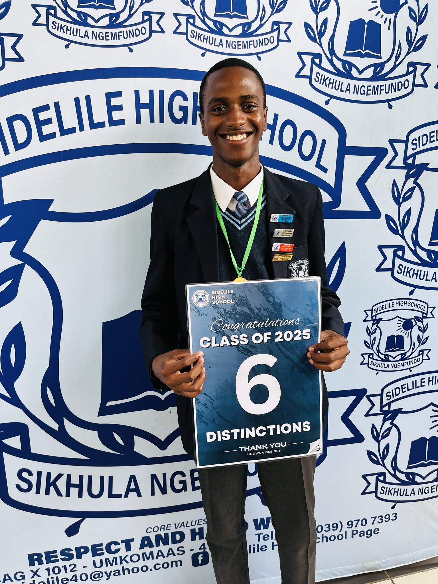 Sidelile - Congratulations Ngcobo Bayanda for obtaining 6 distinctions ...