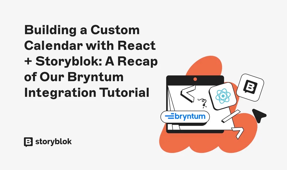 Storyblok - We teamed up with Bryntum for a hands-on tutorial on ...