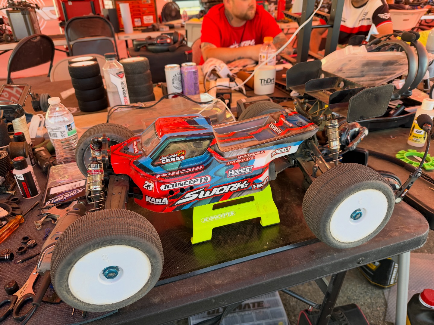 canas_rc straight off the track from The Dirt Nitro Challenge win 