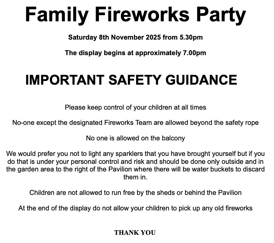 Enfield - 🎆👨‍👩‍👧‍👦 Family Fireworks Party 📅 Saturday 8th November 2025 ...