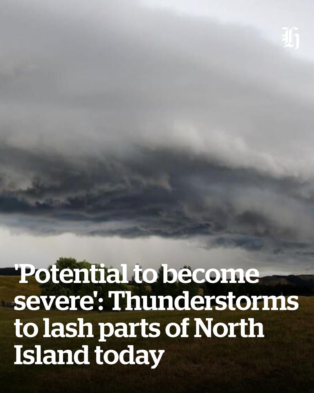 Rotorua - MetService warns storms may bring 25 to 40mm of rain in an ...