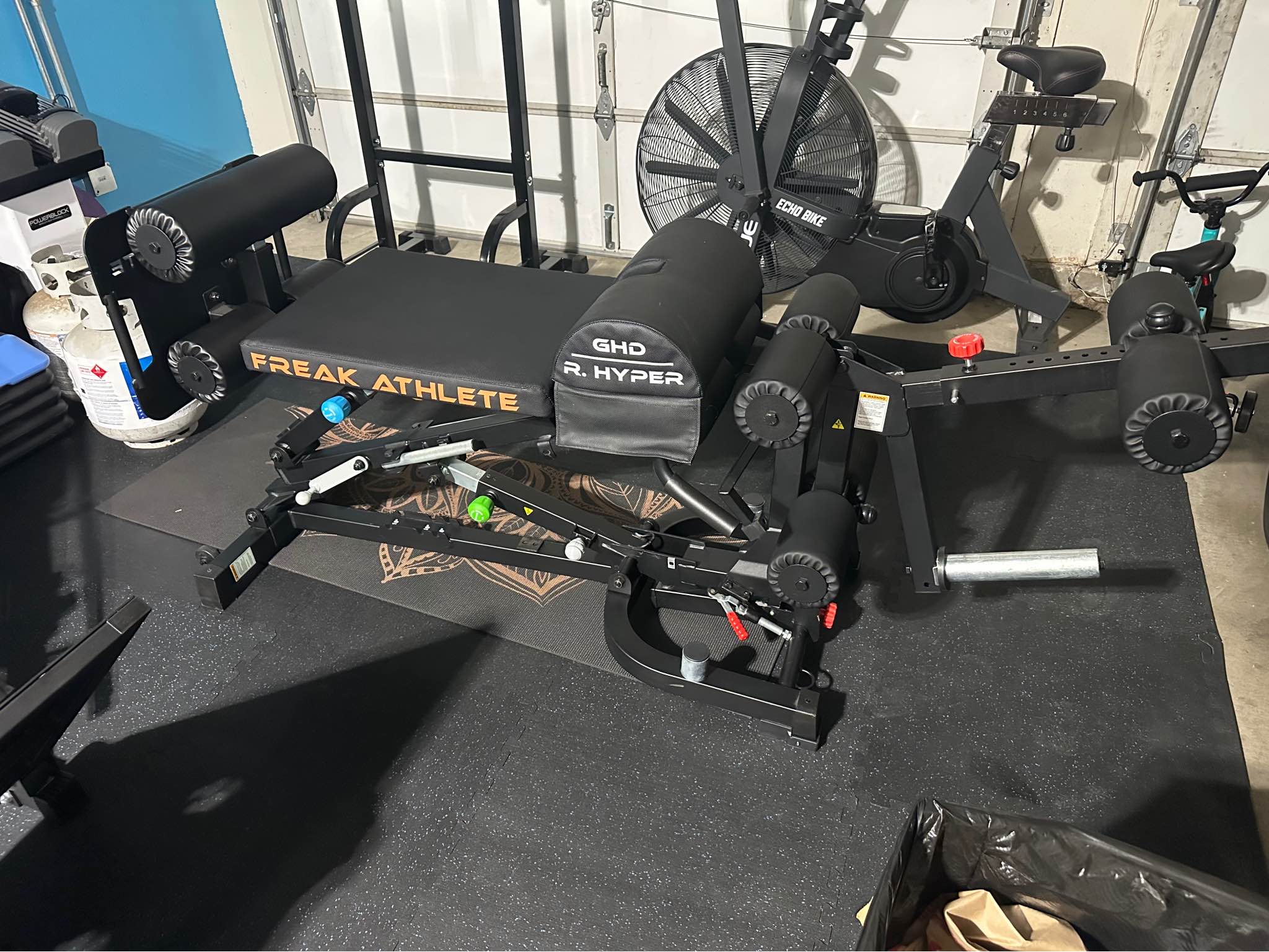 Freak athlete Nordic hyper with leg developer - Weight Lifting Machines ...