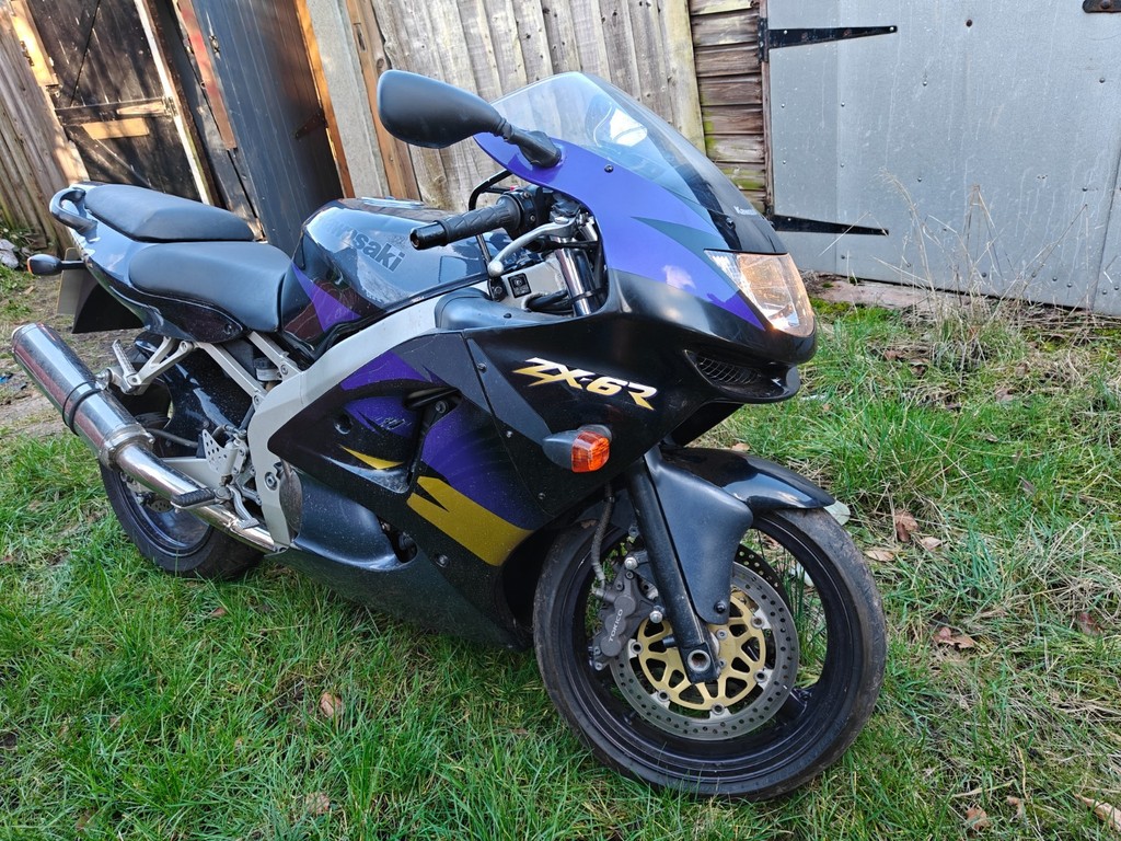 まー 80s - ad: 1998 Kawasaki Zx6r-g1 7k Mls - Mot Feb 2027 +2 Keys Full