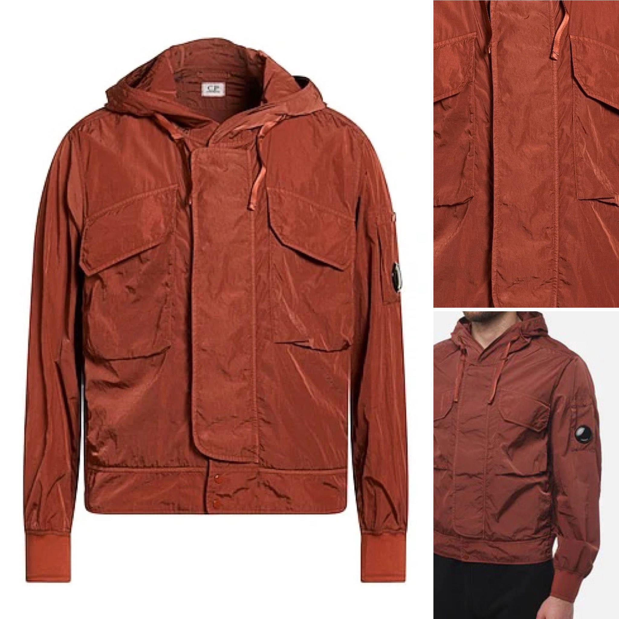 CP Company 011A Chrome-R Hooded Lens Jacket In Sable BNWT RRP £430 