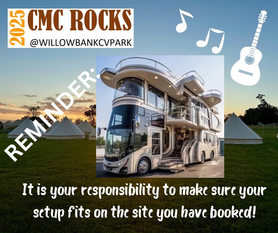 CMC CAMPERS REMINDER: It is your... - Willowbank Caravan Park | Facebook