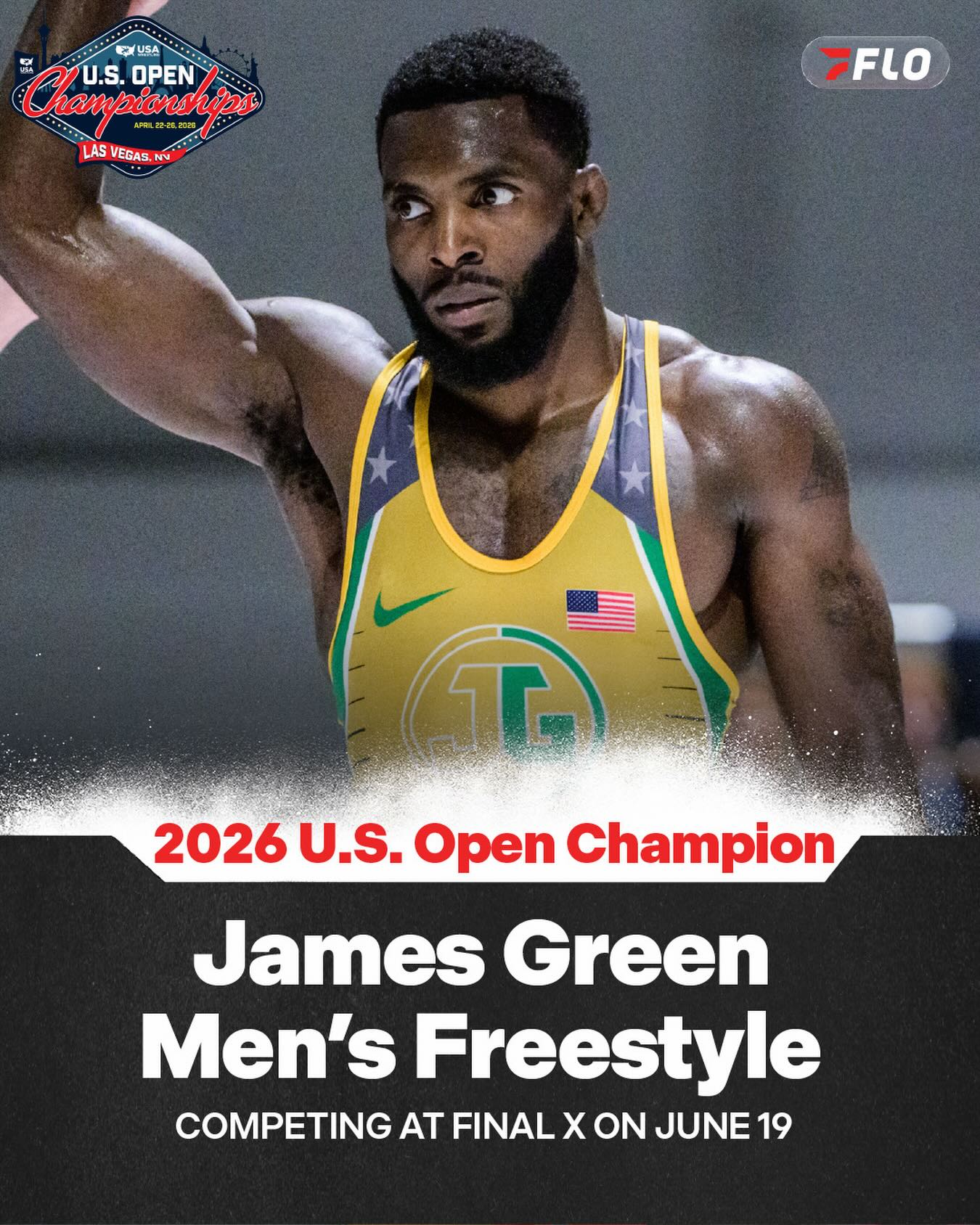 James Green defeated Kannon Webster, 5-3, to win the 74 kg U.S.