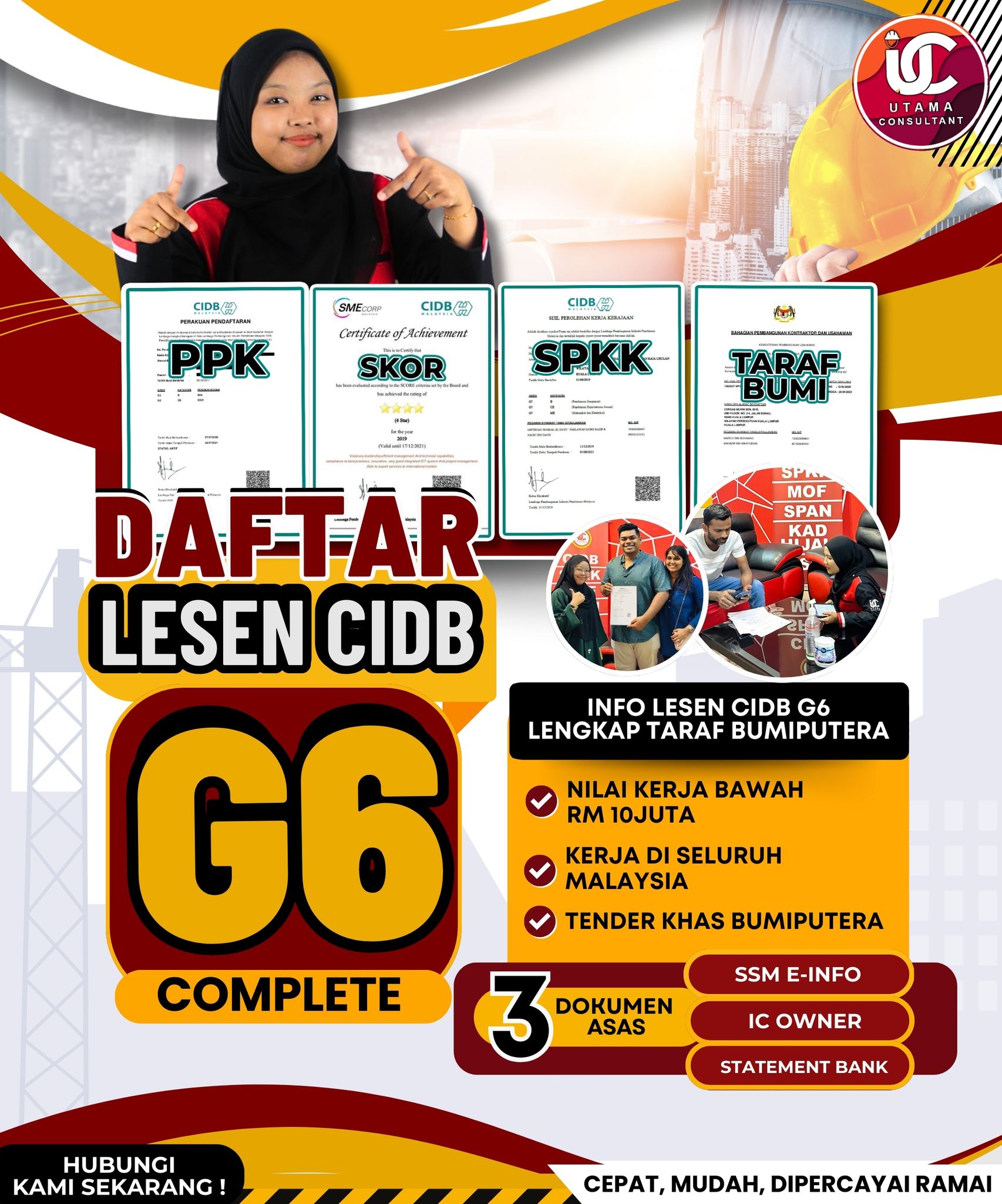 Utama - 📌 APA ITU SIJIL SCORE CIDB? SCORE (Sistem Penilaian Keupayaan ...