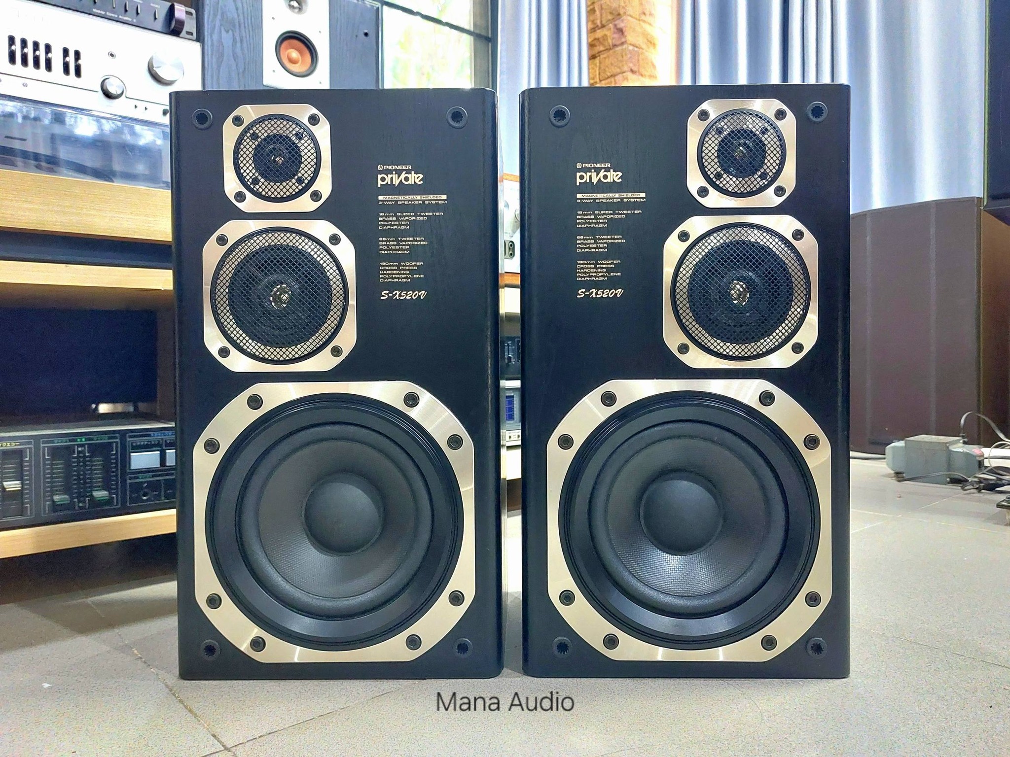 ลำโพง 3 ทาง ขนาดไม่ใหญ่ไม่เล็ก : PIONEER S-X520V (Made in Japan