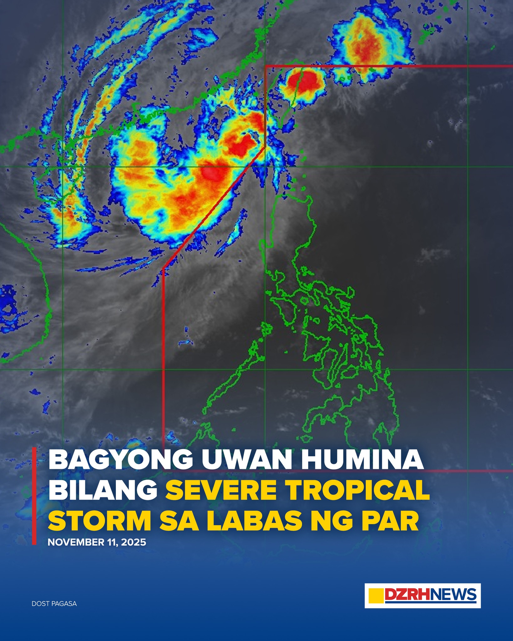 DZRH News - Humina na at tuluyang naging isang severe... | Facebook