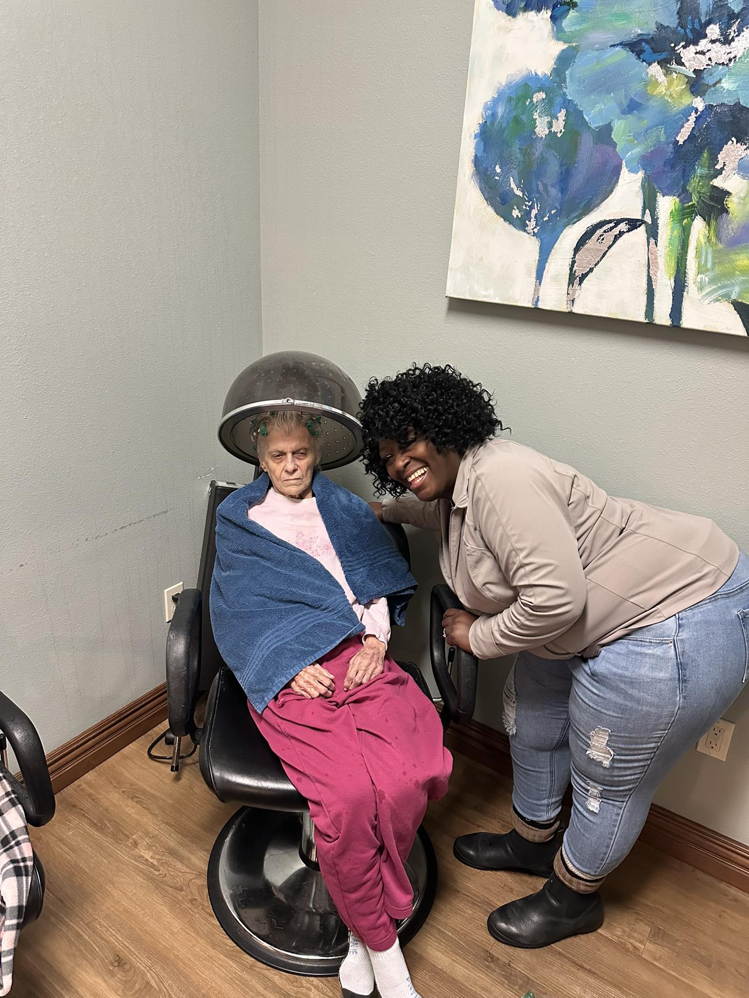 Reflections - Residents feel refreshed after a trip to the beauty shop ...