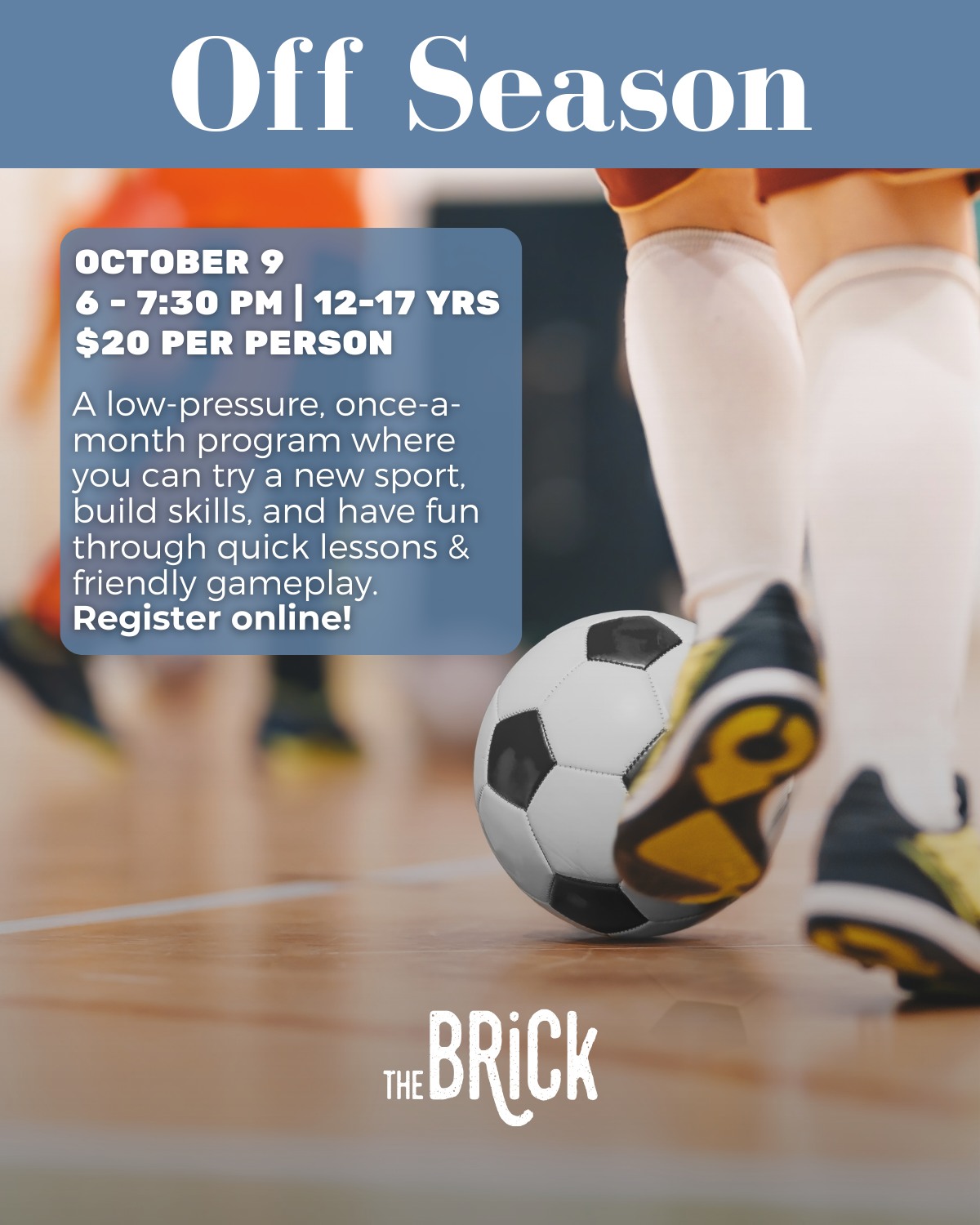 ⚽ Off Season New sport.... - Burleson Parks and Recreation | Facebook