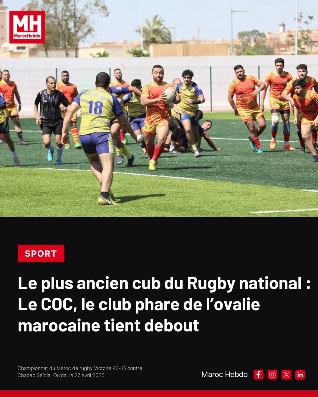 Maroc - Né en 1919, le Cercle olympique casablancais est un pilier du ...