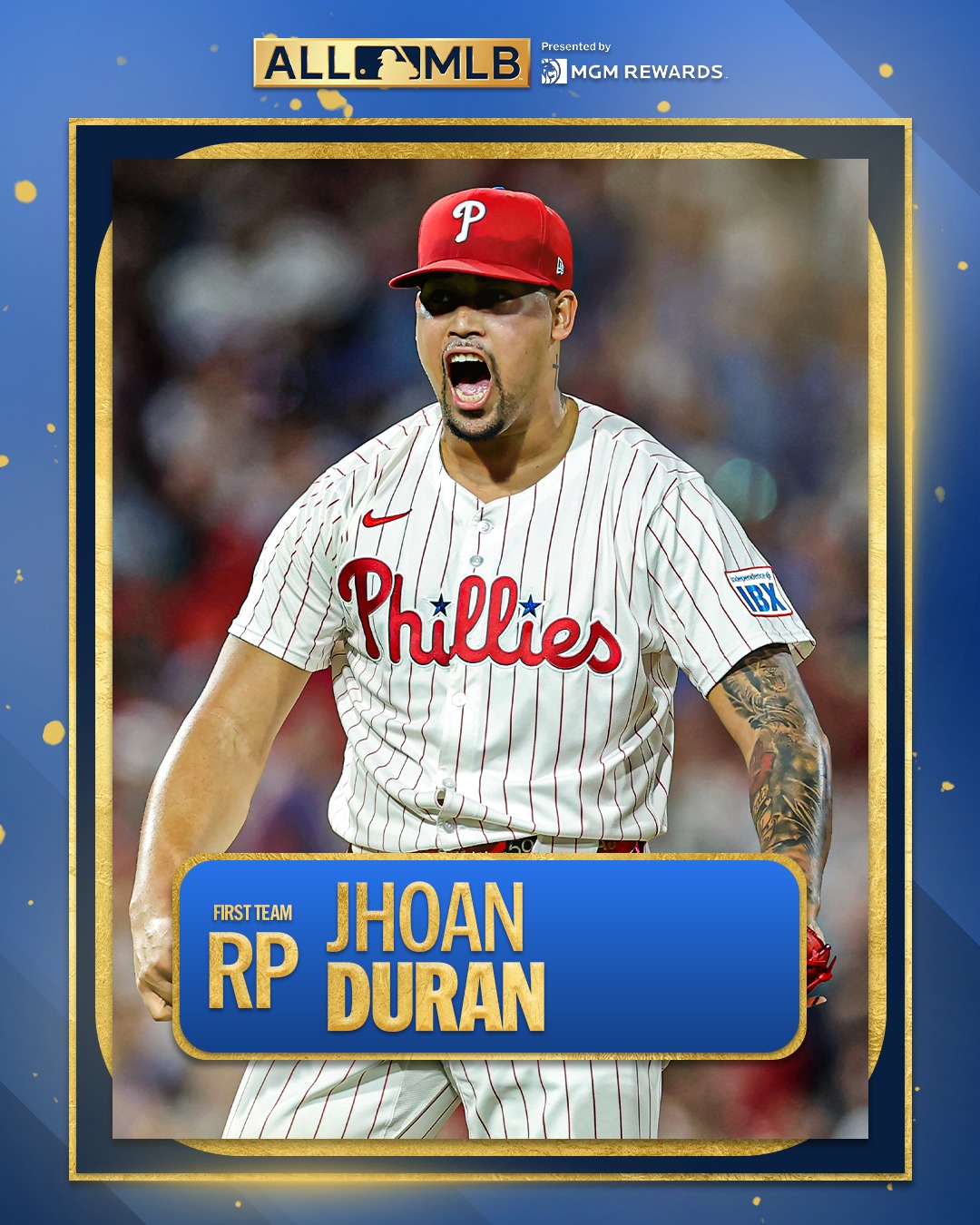 MLB - 32 SV | 2.06 ERA | 80 K Jhoan Duran is a First Team All-MLB RP 👏 ...