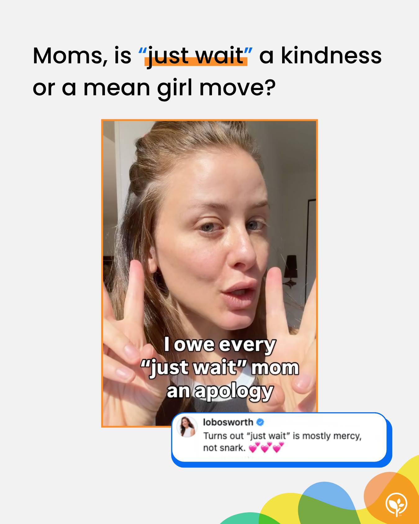 Moms, how many of you have ever felt personally victimized by 