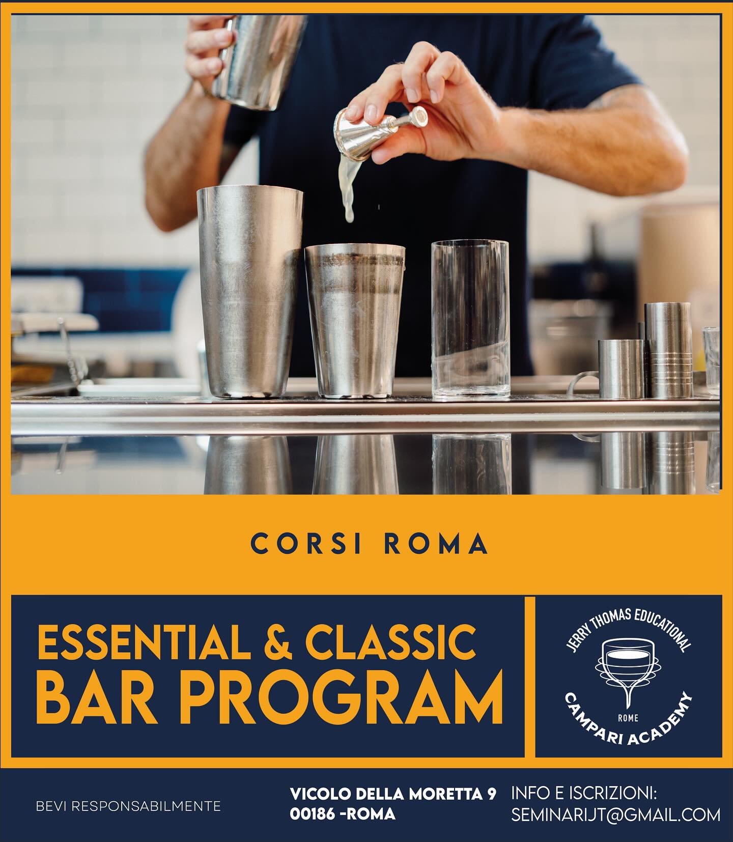 The Jerry Thomas - Educational Program | Rome