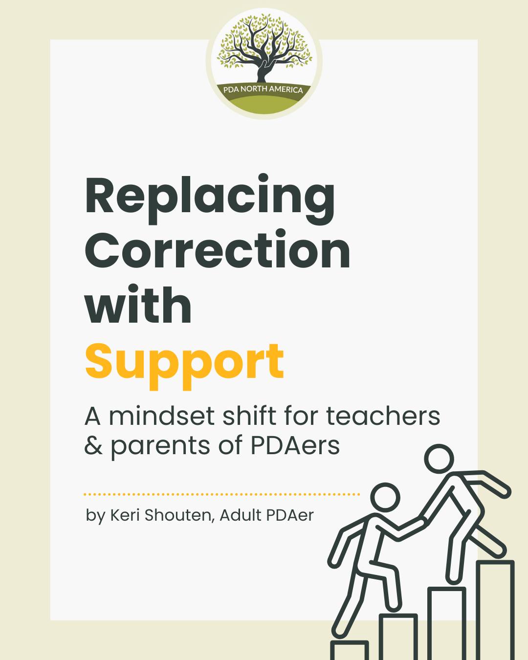 PDA - Replace Correction with Support A mindset shift for teachers ...