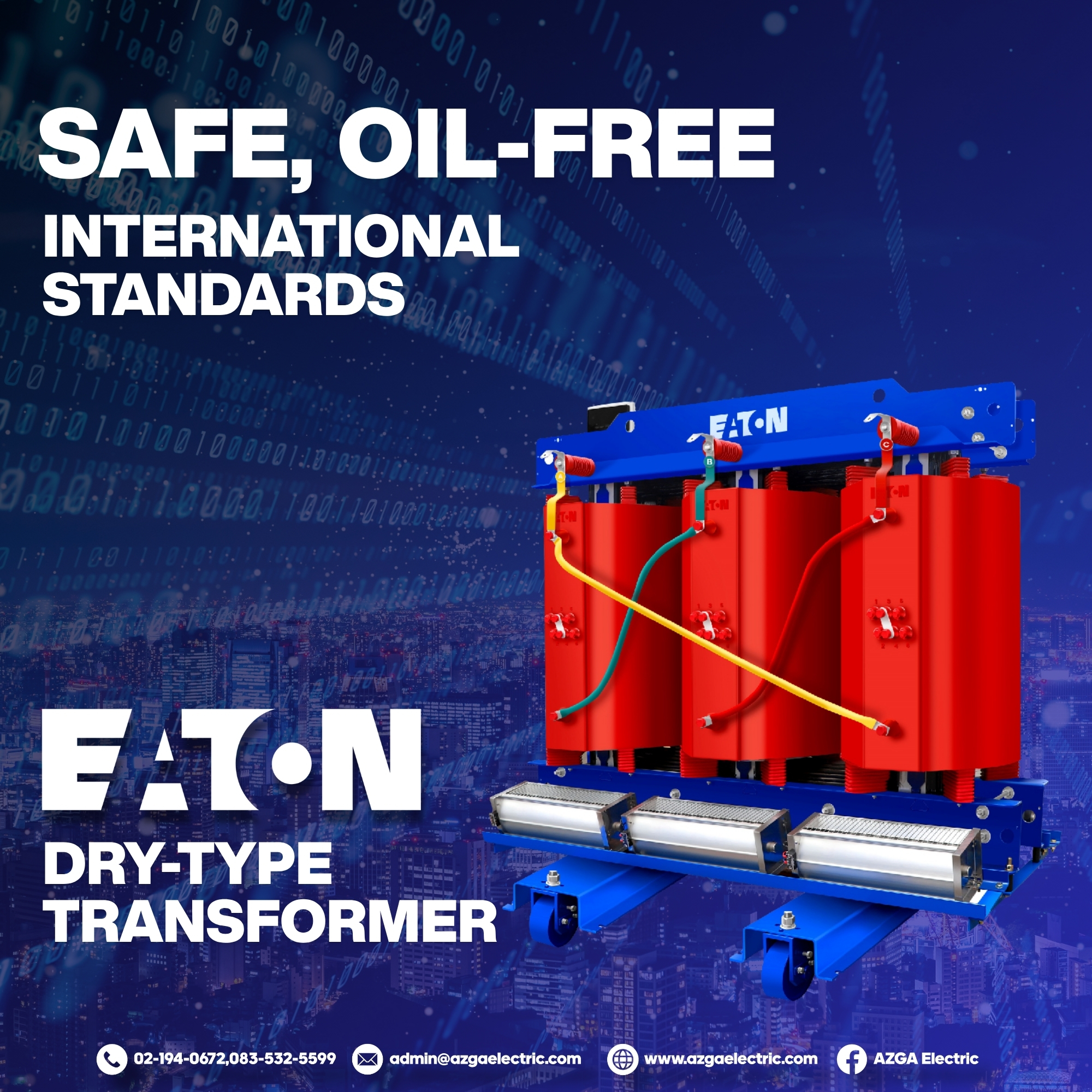 AZGA Electric - “มั่นใจได้ในความปลอดภัย – EATON Dry-Type... | Facebook