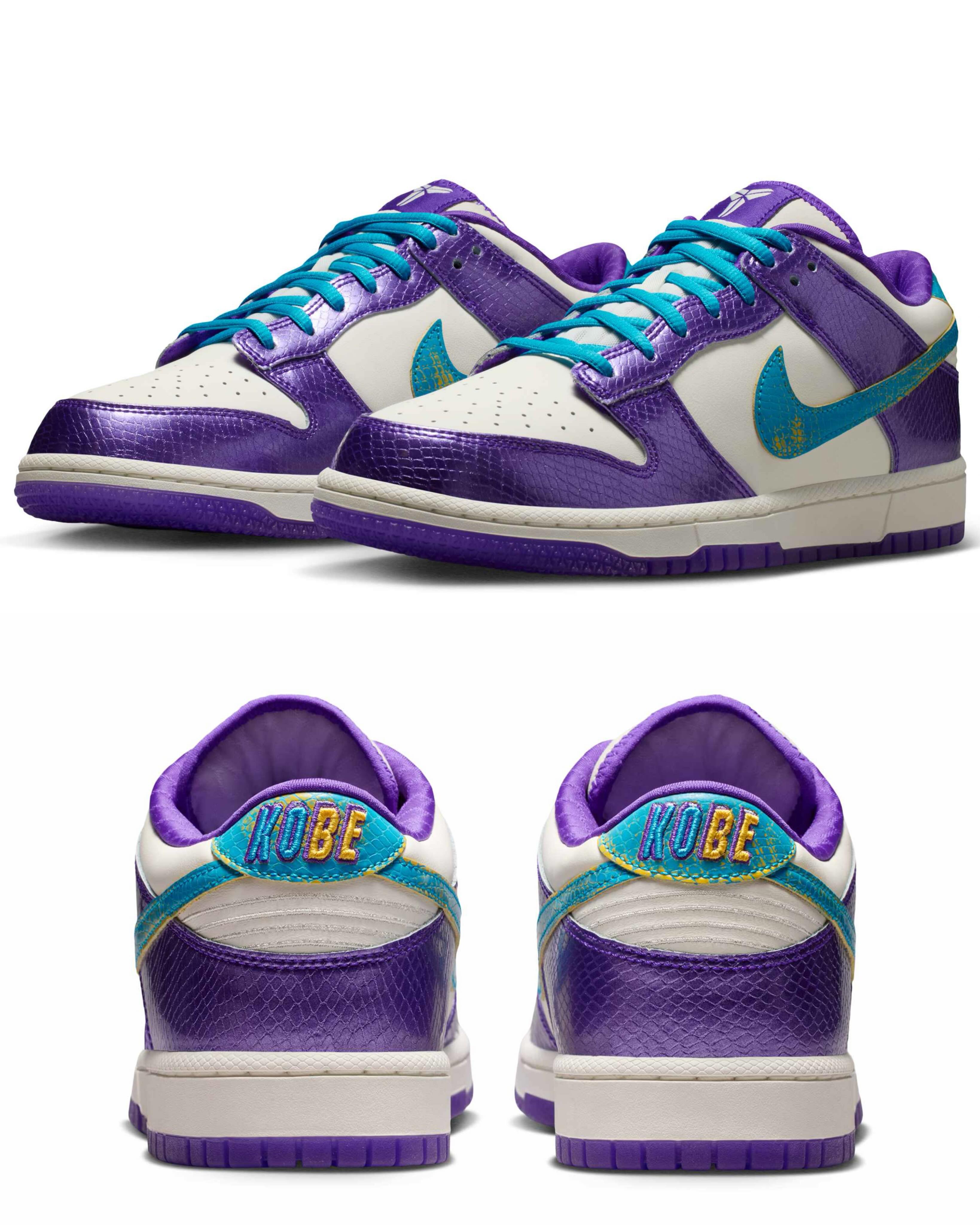 An official look at the “Charlotte To LA” Kobe Bryant x Nike Dunk