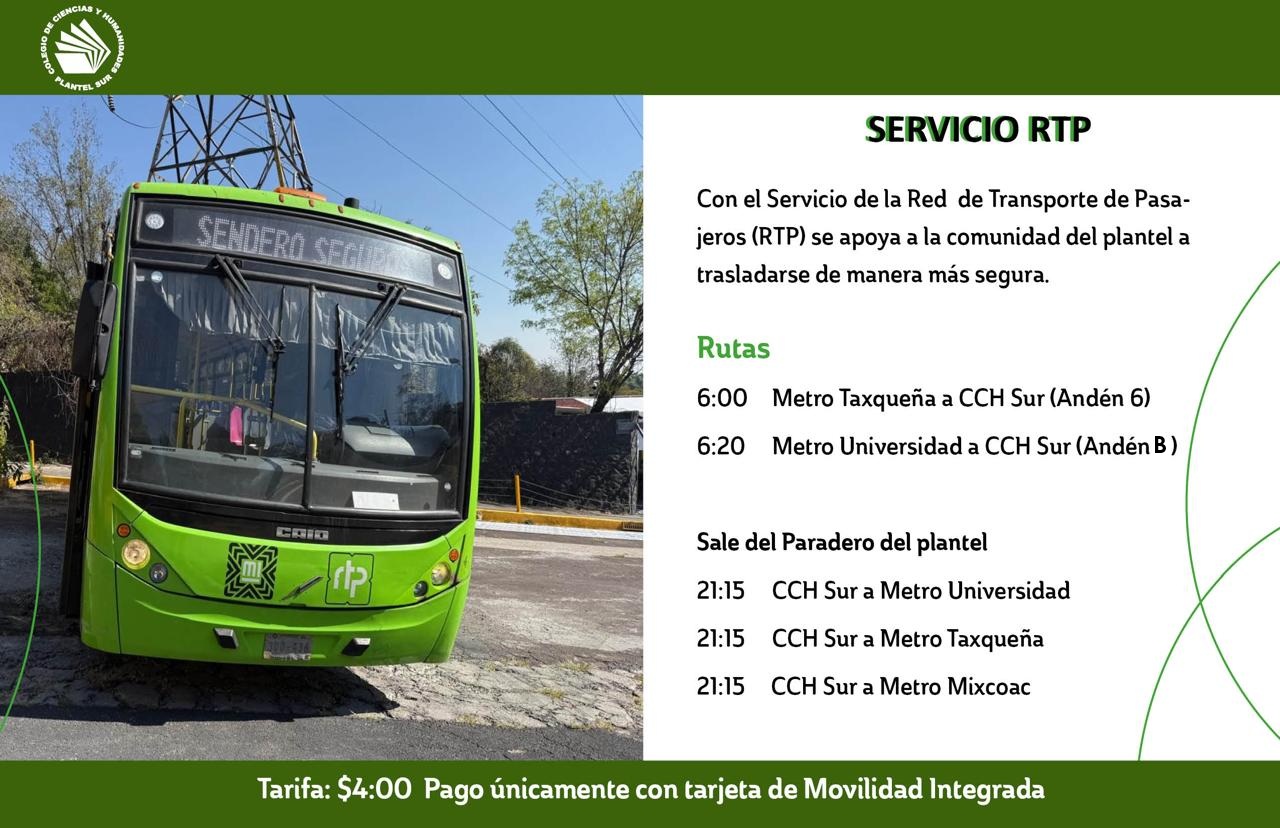 CCH - Rutas RTP actualizadas, ¡chécalas y ponte puma! #pumascchsur # ...