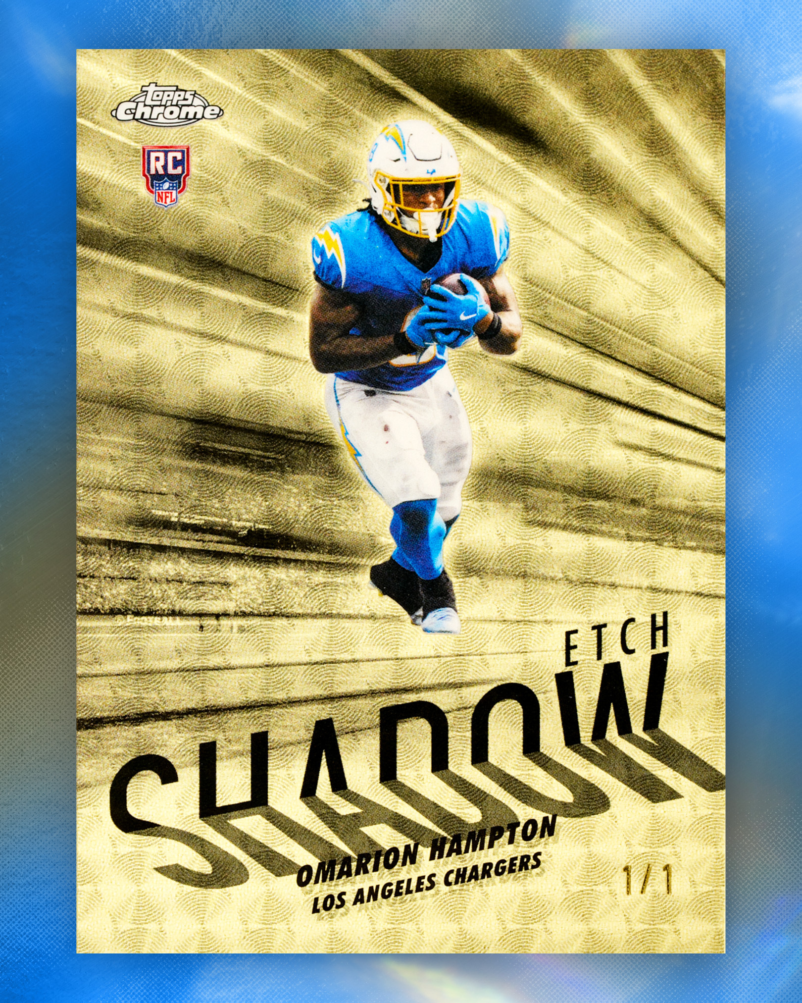 FIRST LOOK: Shadow Etch inserts in Topps Chrome Football