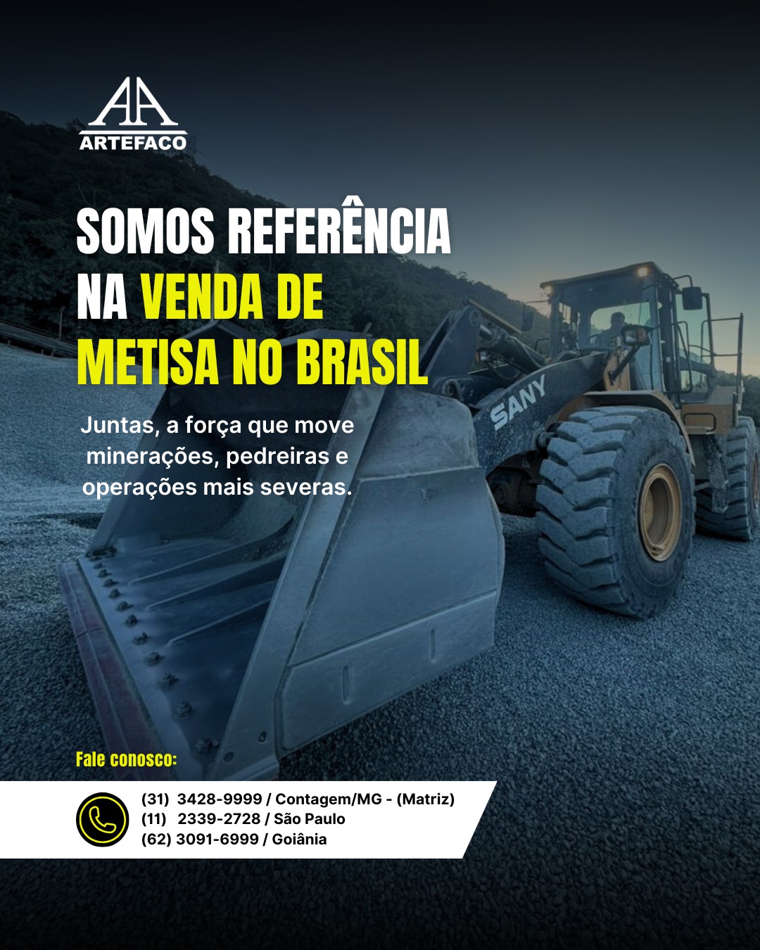 Artefaço - 🚜 Quando se fala em performance e durabilidade no campo, a ...
