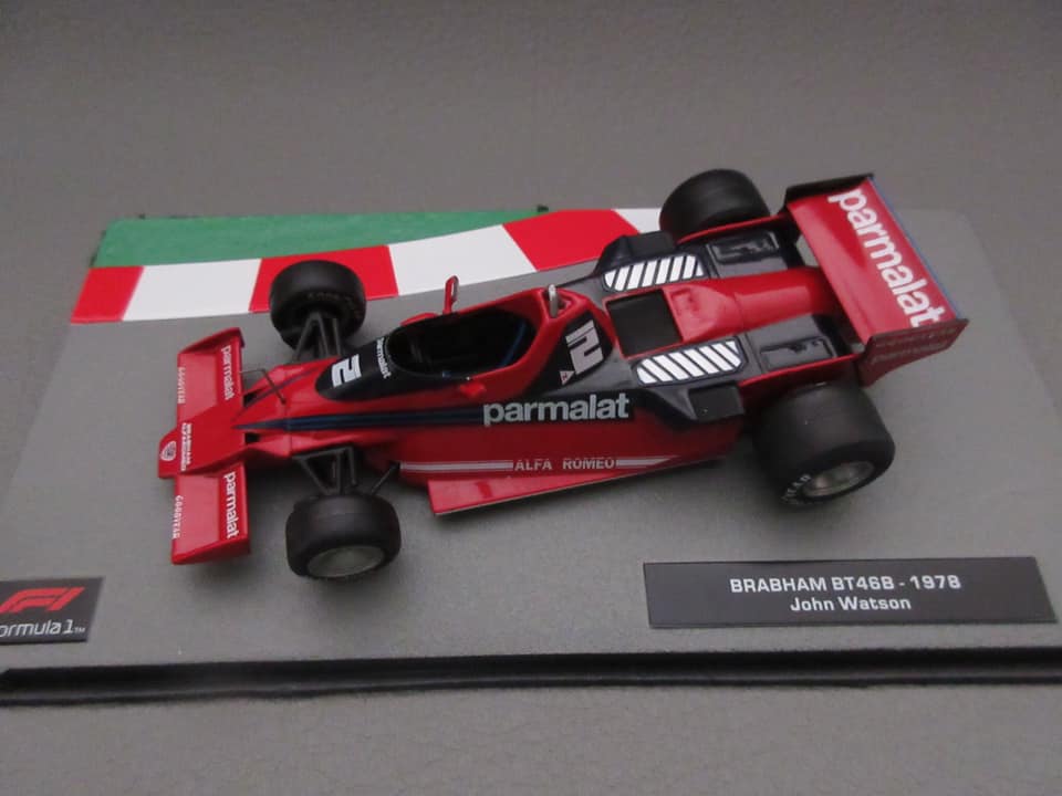 John Watson driving his Brabham BT45 around circuit Zolder in 1977